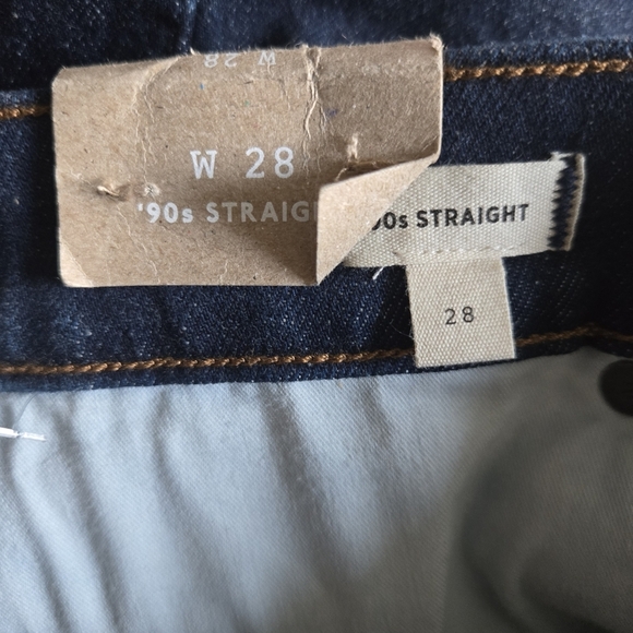 New Madewell The '90s Straight High Rise Norman Wash Jeans Size 28 NWT - Picture 10 of 11